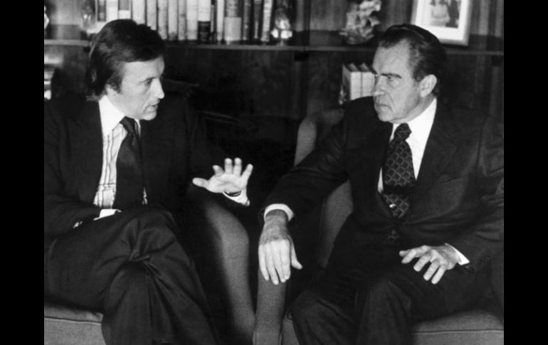 Richard Nixon reconoció que había defraudado a los norteamericanos y pidió perdón durante la entrevista. AP /