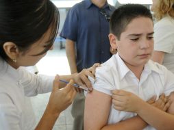 En todas las escuelas primarias se estará vacunando contra el sarampión, contra el tétanos, la influenza estacional y el VPH. ARCHIVO /