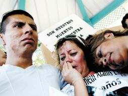 Familiares de Marisela Escobedo. La activista fue asesinada cuando protestaba por la liberación del hombre que mató a su hija.  /