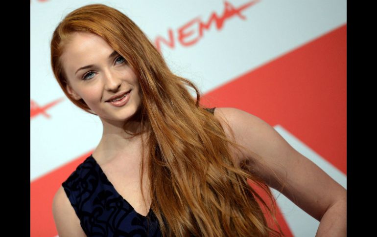 La actriz británica Sophie Turner durante la presentación de ''Another me'' en Roma. EFE /