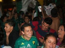 Los fanáticos de los Panzas Verdes celebraron la sexta estrella. NTX /