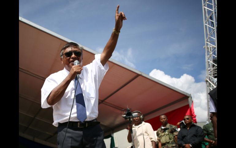 Robinson Jean Louis, candidato del exmandatario Marc Ravalomanana. AFP /