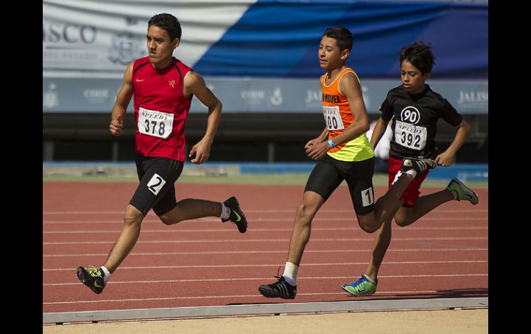 Fueron ocho los clasificados en la categoria Sub-16.  /