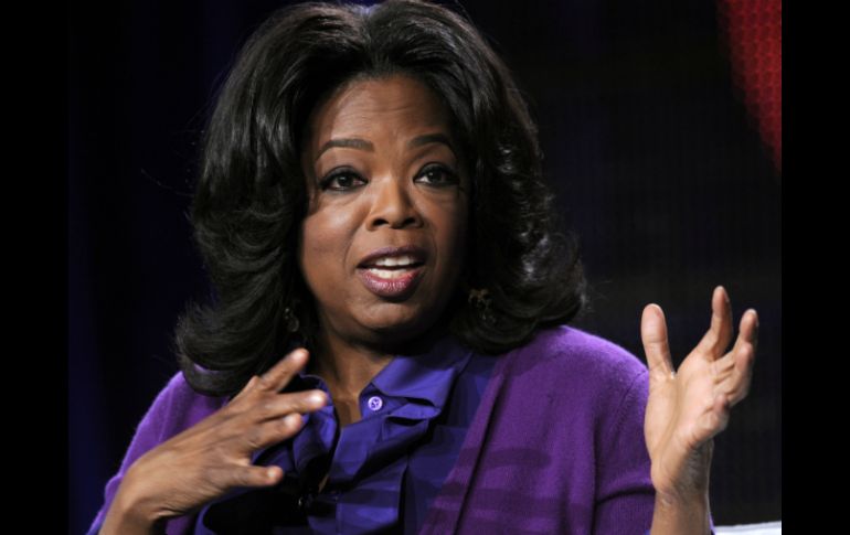 La famosa conductora Oprah Winfrey, nació en una familia muy pobre, en Mississippi, Estados Unidos. ARCHIVO /