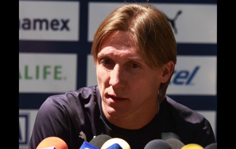 Leandro sabe de lo importante que es el apoyo de los 'fans' en la tribuna y por ello expresa su opinión. STRAFFON IMAGES  /