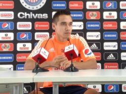 Carlos Gerardo se perdió cuatro fechas del torneo con el Guadalajara por lesión. Twitter: @Chivas. ESPECIAL /