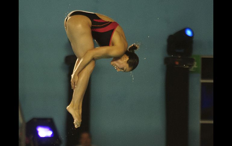 Laura Sánchez hizo valer su calidad internacional como tercer sitio de la semifinal A. ARCHIVO /