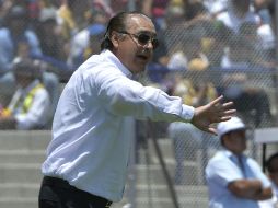 Trejo, durante la acción del partido ante Chivas. AFP /