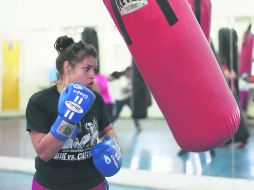 Joselín Lomelí combate en la categoría de hasta 81 kilos y ha cosechado un bronce y una plata en Olimpiadas Nacionales.  /