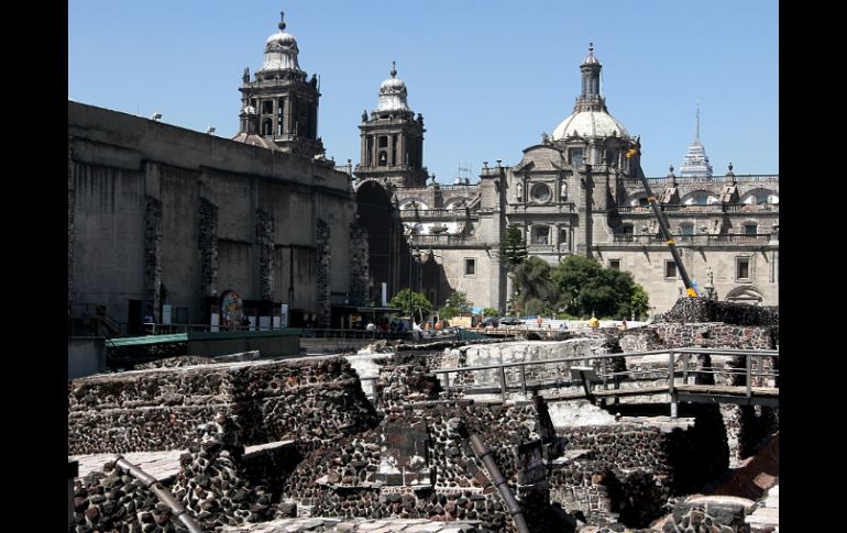 El Templo Mayor, vestigio palpable de nuestro legando prehispánico. NTX  ARCHIVO  /