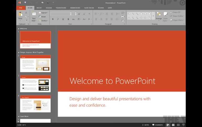El sitio The Verge ha dado los adelantos, esta es la nueva versión de Power Point. ESPECIAL www.theverge.com  /