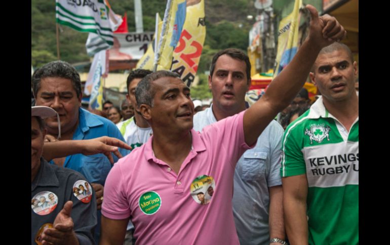 Romario fue un activo diputado los últimos cuatro años. AFP / Y. Chiba