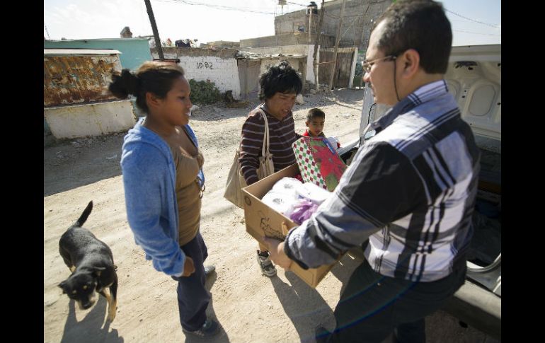 Como regalo de Navidad, Norma juntó dinero para que ella y su familia pudieran cenar carne, lujo casi anual para ellos. EL INFORMADOR / J. A. Mendoza