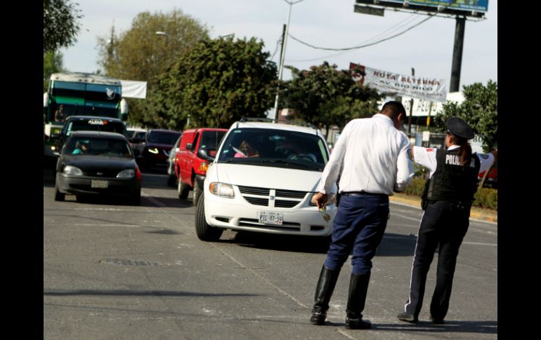 A la zona se asignaron 20 elementos de la Policía Vial para evitar caos vehicular. EL INFORMADOR / A. Hinojosa