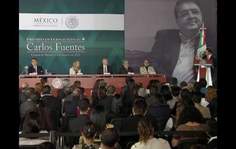 La premiación tuvo lugar en el Museo Nacional de Antropología e Historia. TWITTER / @PresidenciaMX