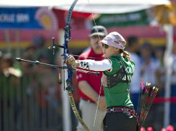 Aída Román. La arquera capitalina ganó la plata en los Juegos Olímpicos de Londres 2012. MEXSPORT / J. Ramírez