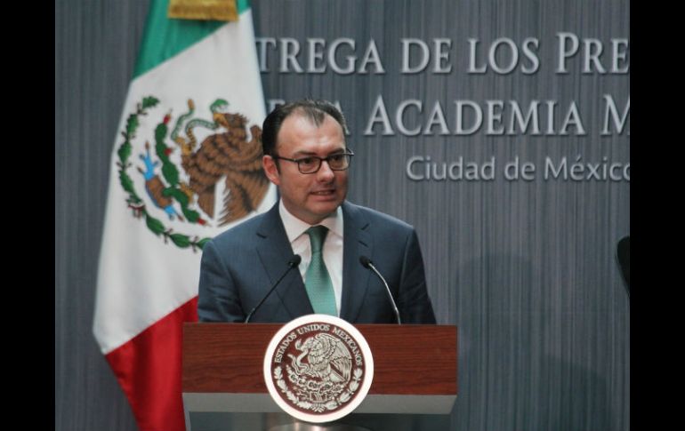 El Secretario de Hacienda asegura que continuarán con el esfuerzo por cumplir la meta de Peña Nieto de fortalecer el sector. NTX / C. Pereda