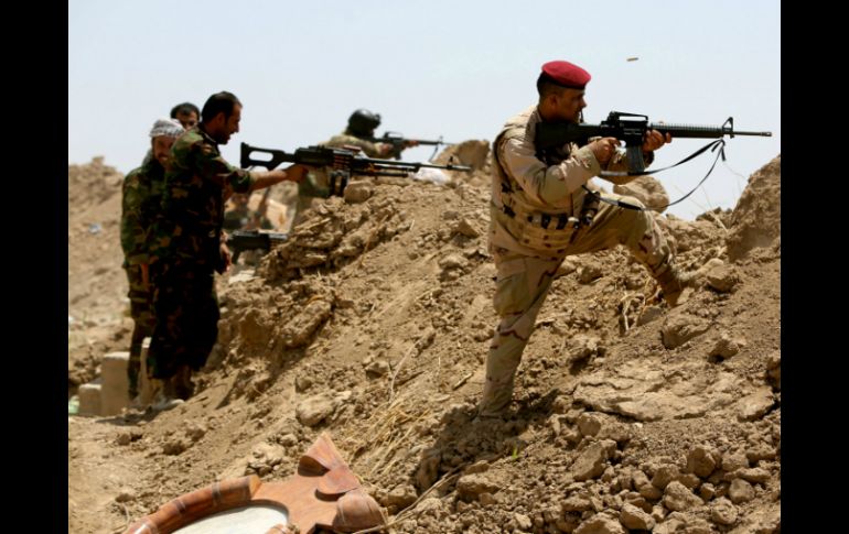 La ciudad iraquí Ramadi fue invadida por los yihadistas del grupo Estado Islámico el domingo. AFP / A. Al-Rubaye