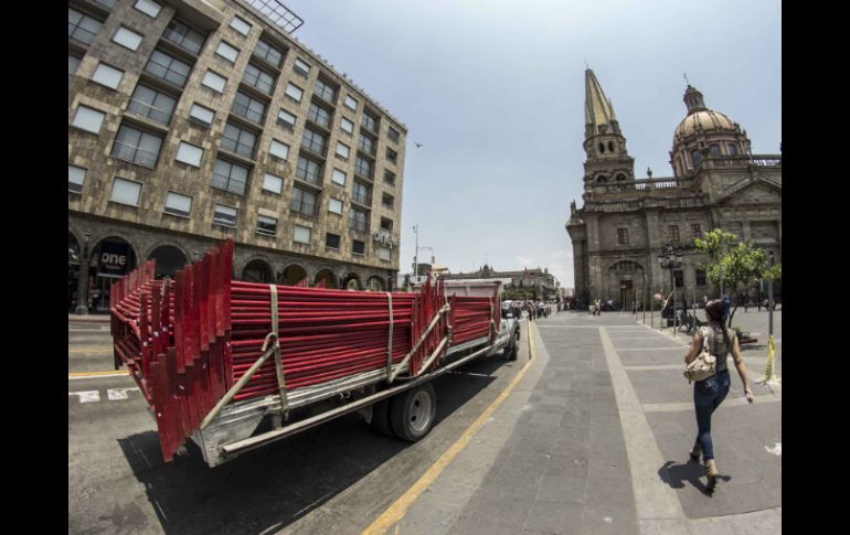 Prevén que los trabajos para la Estación Catedral durarán seis meses. EL INFORMADOR / R. Tamayo