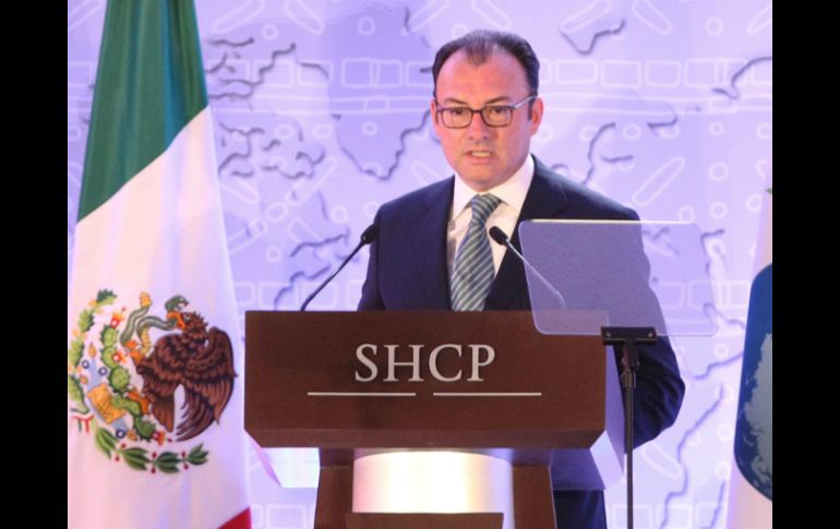 Videgaray aseguró que la reforma hacendaria está cumpliendo con su contribución a la estabilidad de la economía nacional. EFE / ARCHIVO