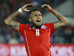 Vidal tuvo este accidente en plena Copa América, pero no fue sancionado deportivamente. EFE / ARCHIVO