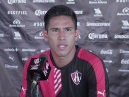 El central canterano siente cariño por el equipo azulcrema. YOUTUBE / AtlasFC