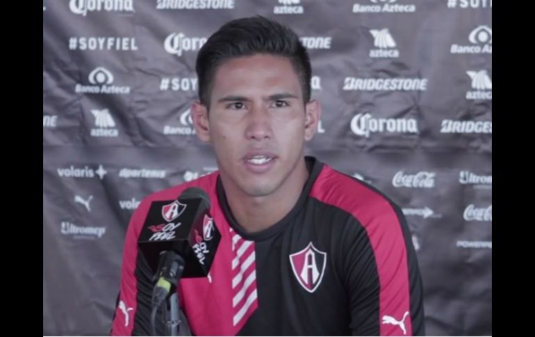 El central canterano siente cariño por el equipo azulcrema. YOUTUBE / AtlasFC