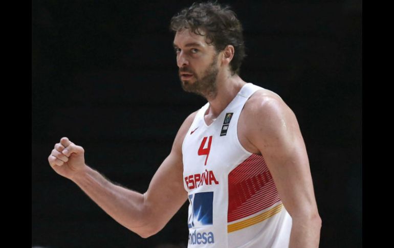 Gasol completó un extraordinario trabajo con 25 puntos. EFE / J. C. Hidalgo