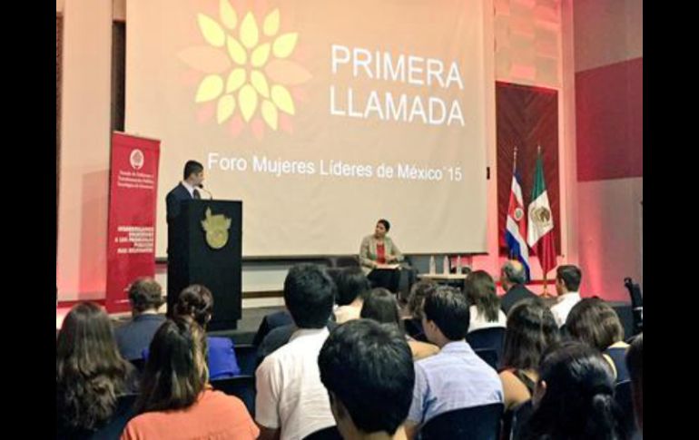 La ex mandataria ofreció conferencia previo al Foro de Mujeres Líderes, organizado por el ITESM. TWITTER / @TecdeMty