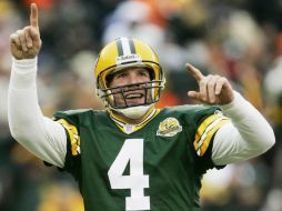 En la ceremonia del medio tiempo se rendirá homenaje al gran quarterback, Favre. AP / ARCHIVO