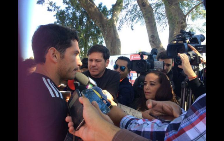 Castro tiene confianza de que el Rebaño regrese con el triunfo. TWITTER / @chivas