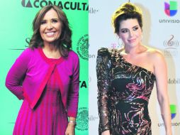 Protagonistas. María Rojo y Alicia Machado participan en la gira del adiós de “Los Monólogos de la Vagina”. ESPECIAL /