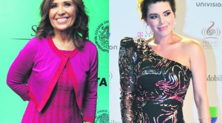 Protagonistas. María Rojo y Alicia Machado participan en la gira del adiós de “Los Monólogos de la Vagina”. ESPECIAL /