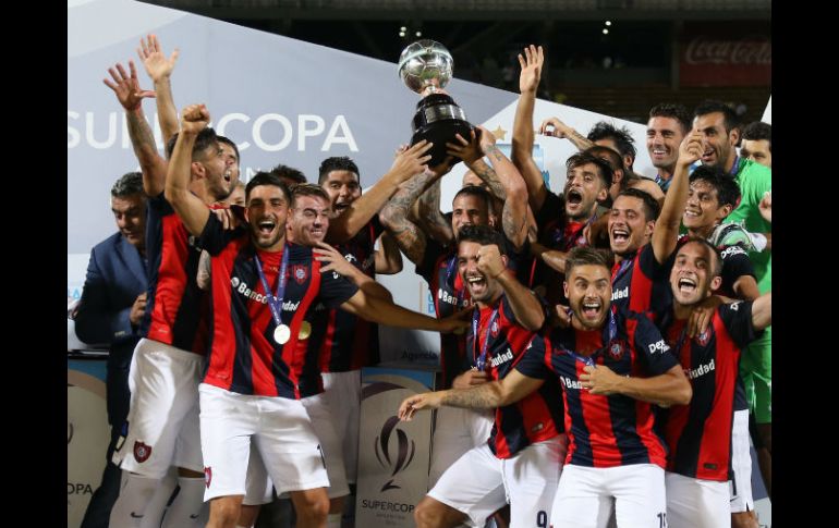 En su segundo partido oficial con el San Lorenzo, el técnico Pablo Guede logró triunfar con el equipo. EFE / N. Aguilera