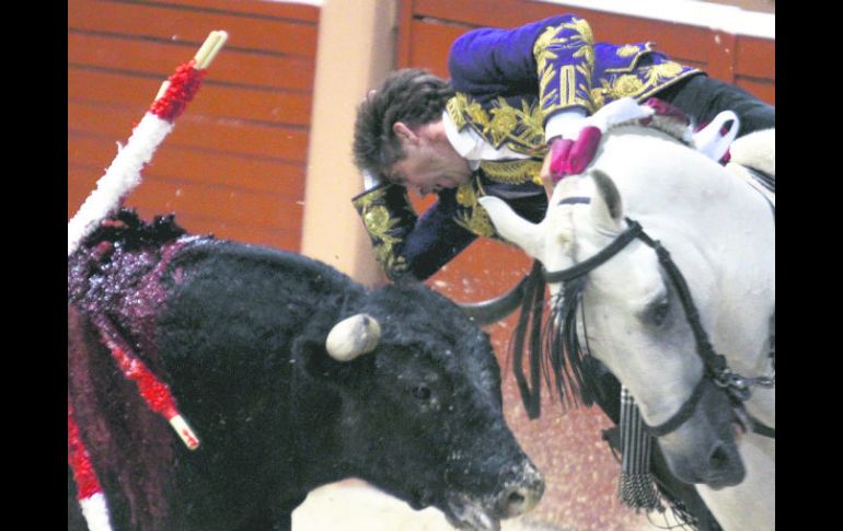 Hermoso de Mendoza. El rejoneador español, Pablo Hermoso de Mendoza, se presentará hoy en Guadalajara. NTX /