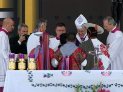 Resaltan el llamado de Francisco a pedir perdón a la comunidad indígena del país, durante su visita en Chiapas. NTX / J. Lira