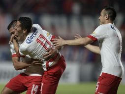 En el estadio Pedro Bidegaín, Toluca sacó un importante punto gracias a que empató de forma inmediata a través de Carlos Esquivel. AFP / J. Mabromata