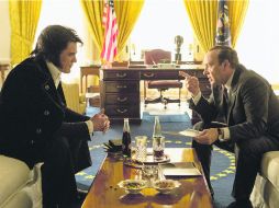 Maravilla. Escena de la película 'Elvis & Nixon', a estrenarse en el Festival de Tribeca. EFE /