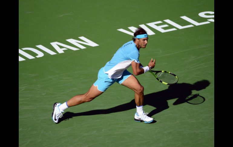 El tricampeón de Indian Wells levantó cinco bolas de set en el desempate, y selló la victoria con su segundo match point. EFE / P. Buck