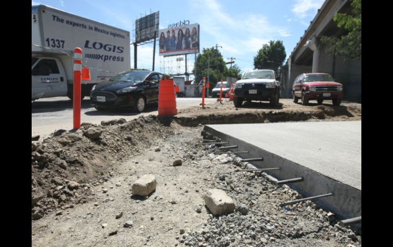 Se sustituyeron siete mil metros cuadrados de asfalto por concreto hidráulico que tendrá garantía por 30 años. EL INFORMADOR / R. Tamayo