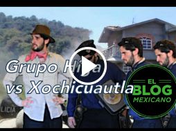 Policías estatales desalojaron a los últimos pobladores y maquinaria pesada destruyó las últimas casas de la comunidad. YOUTUBE / El Blog Mexicano