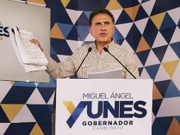 Miguel Ángel Yunes Linares es impulsado por el PAN y el PRD. SUN / A. Acosta