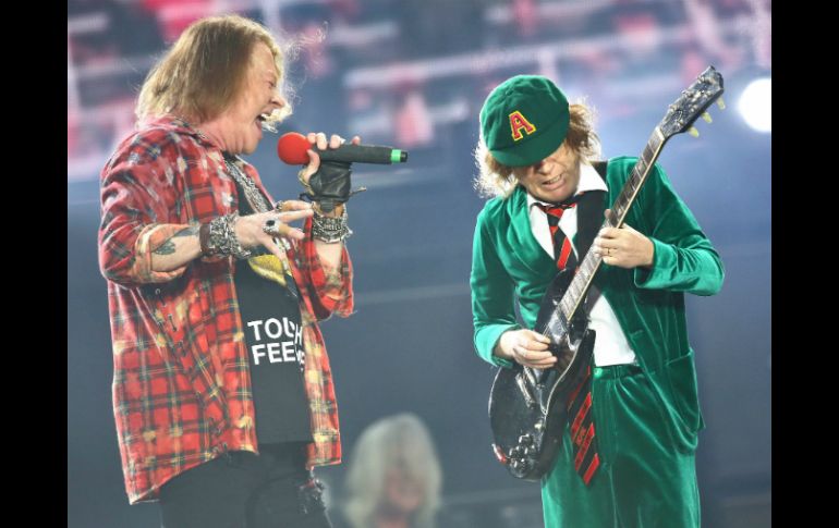 Axl tomó el lugar de Johnson durante el paso de ACDC por Europa y ahora se reintegrará para cumplir con el resto de las fechas. EFE / ARCHIVO