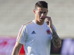 ''James fue evolucionando, pero como sabemos que siempre hay un tema de dolor'', apunta el técnico. EFE / J. Rojas