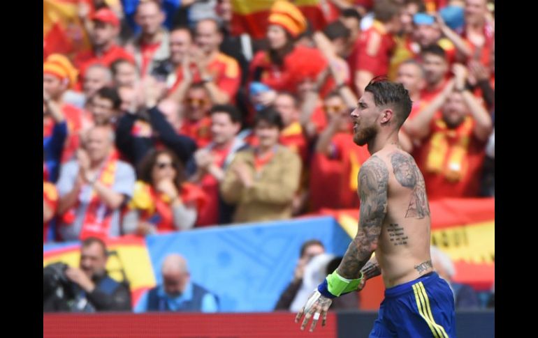 Sergio Ramos, capitán de la Selección española. EFE / R. Gabalda