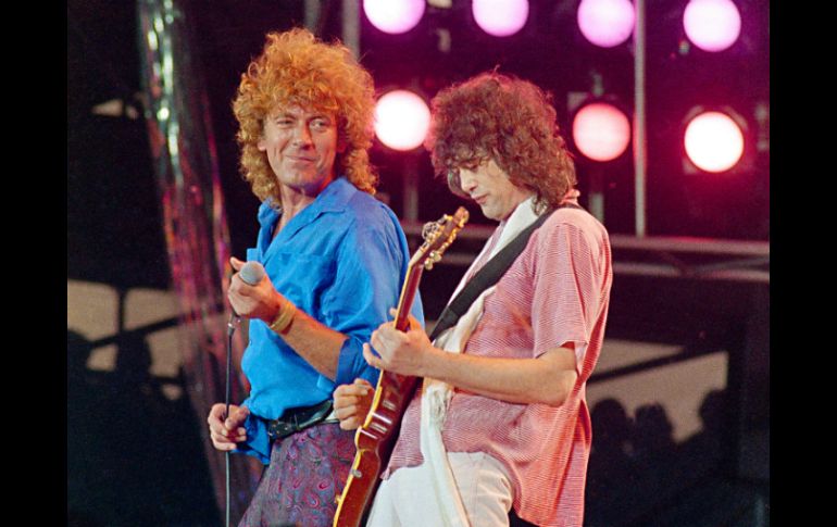 El guitarrista Jimmy Page y el vocalista Robert Plant, de Led Zeppelin, manifestaron su satisfacción por el resultado del juicio. AP / ARCHIVO