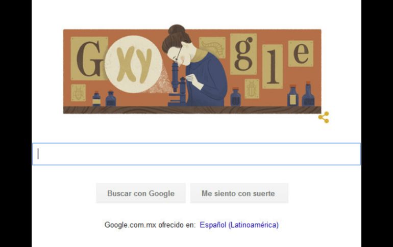 En su página principal, la empresa muestra su nombre al fondo y cuya 'o' enmarca los cromosomas XY. ESPECIAL / google.com