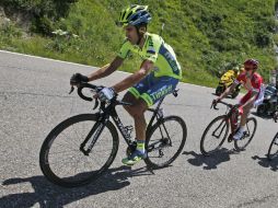 En esta edición la suerte no ha estado de su lado. Contador perdió tiempo en tres de las ocho primeras etapas del Tour. AP / C. Ena