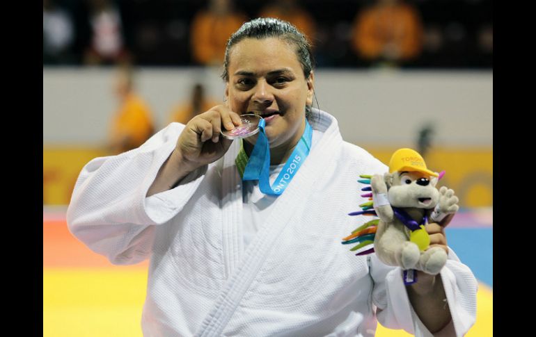 La judoca, ganadora de la plata en los Panamericanos de Toronto 2015, enfrentará a Emilie Andeol a las 09:31 horas de este viernes. MEXSPORT / ARCHIVO