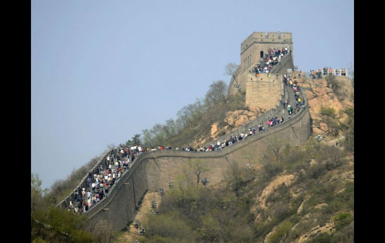 La Muralla es en realidad un conjunto de trozos de muro levantados en distintas épocas, de el siglo III a.C. hasta finales del XVII. AFP / ARCHIVO